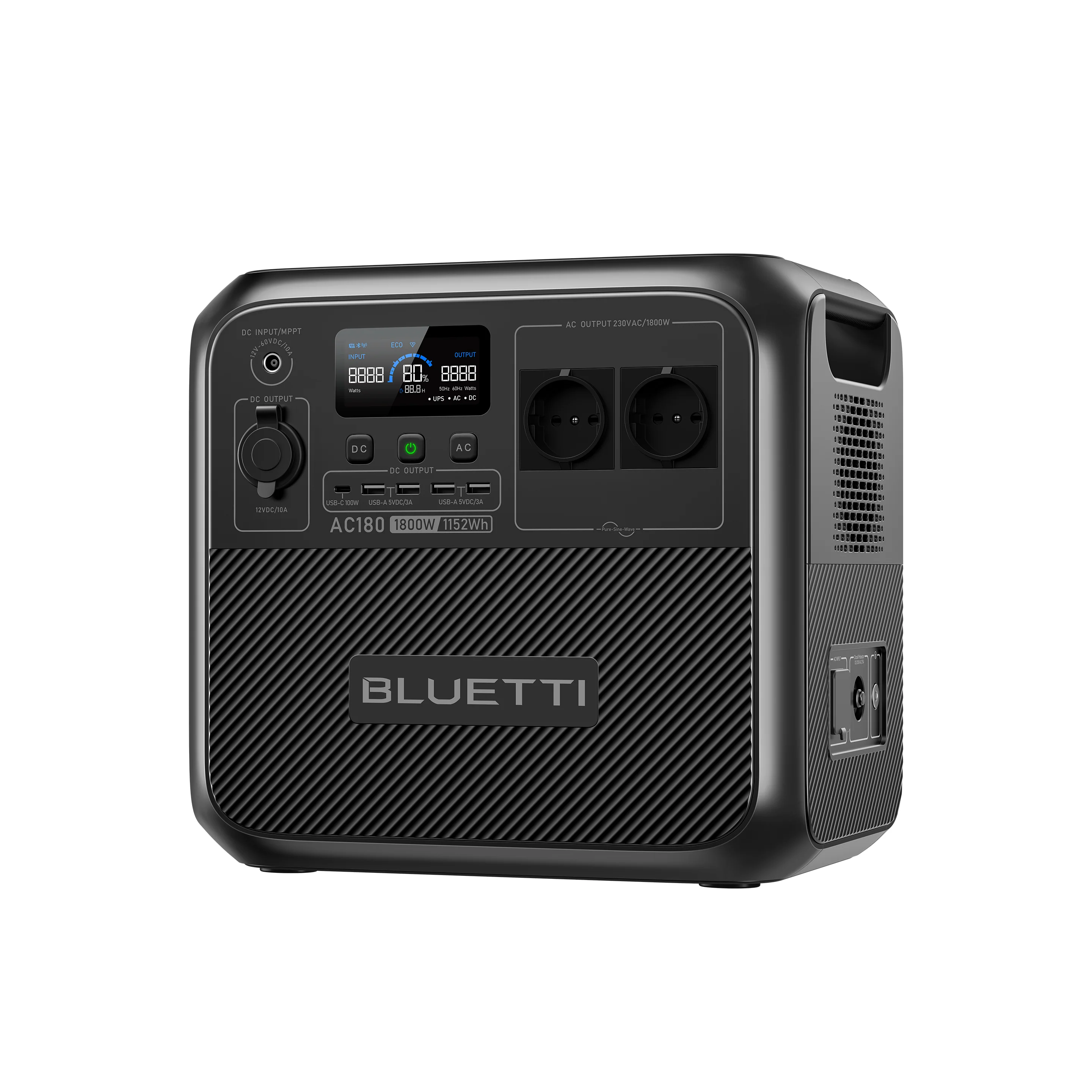 BLUETTI AC180 Портативна Електростанція | 1800 Вт 1152 Вт·год (Ukraine) - Image 3