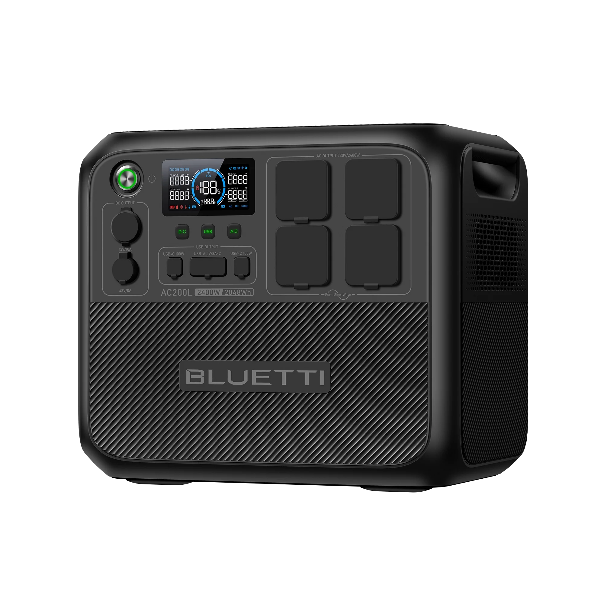 BLUETTI AC200L Portable Power Station | 2400W 2048Wh - Image 6