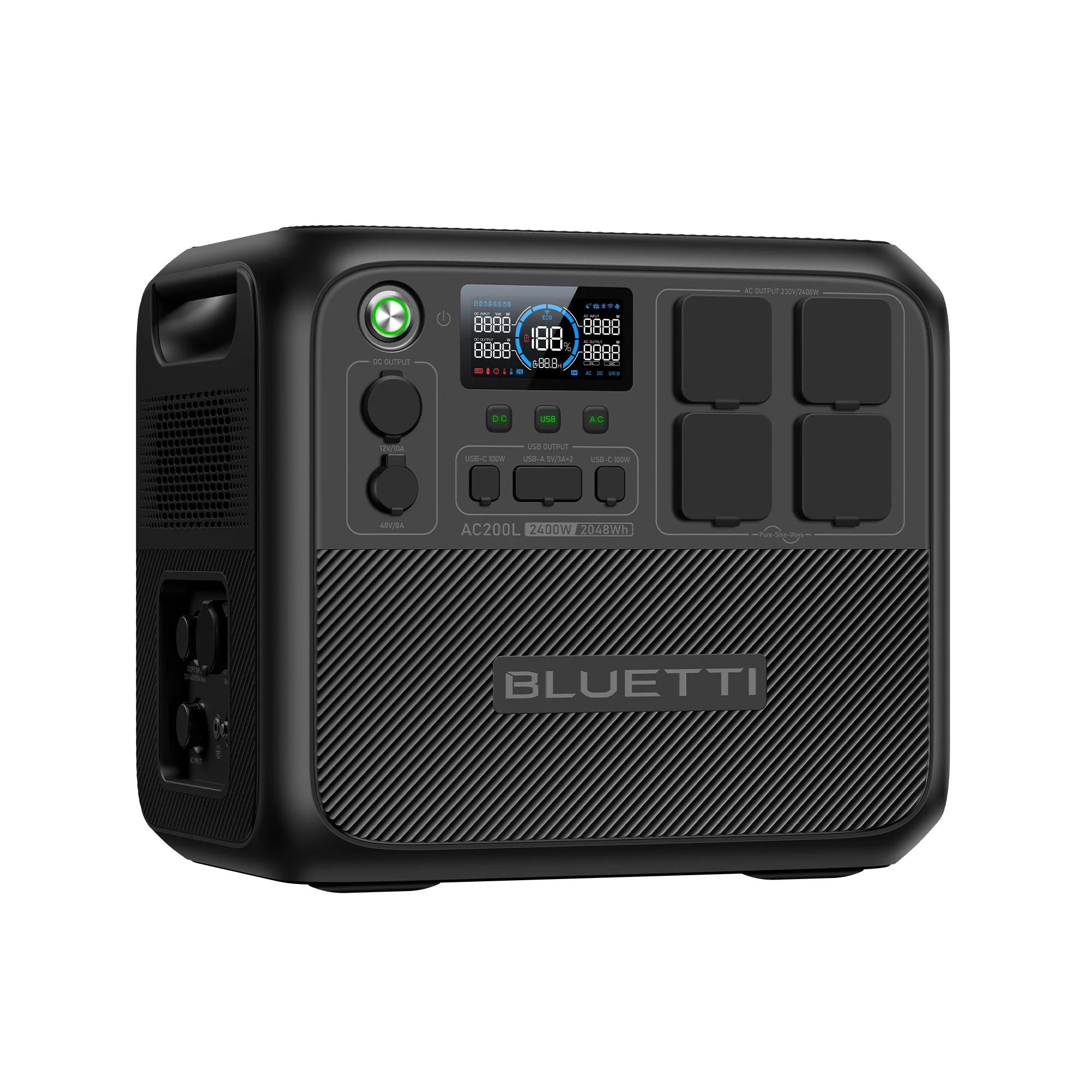 BLUETTI AC200L Portable Power Station | 2400W 2048Wh - Image 7