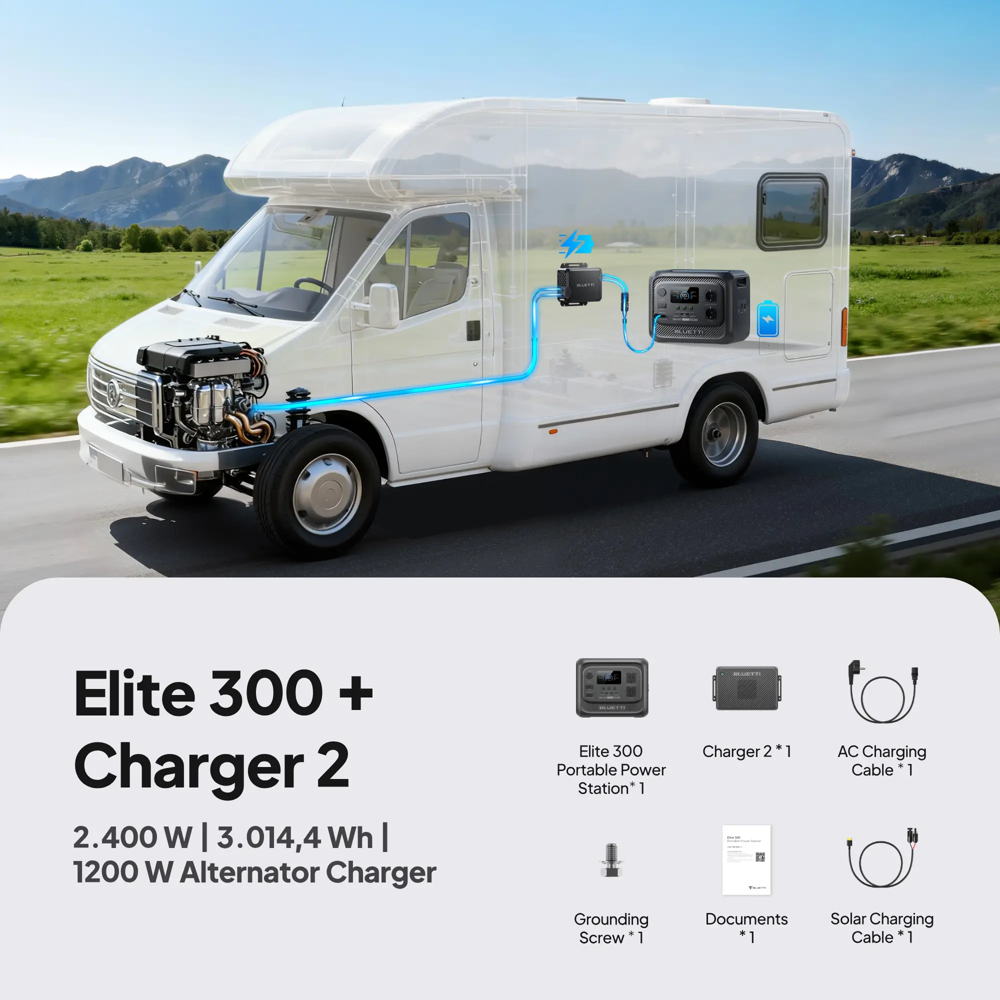 BLUETTI Elite 300 + Charger 2 - Image 11
