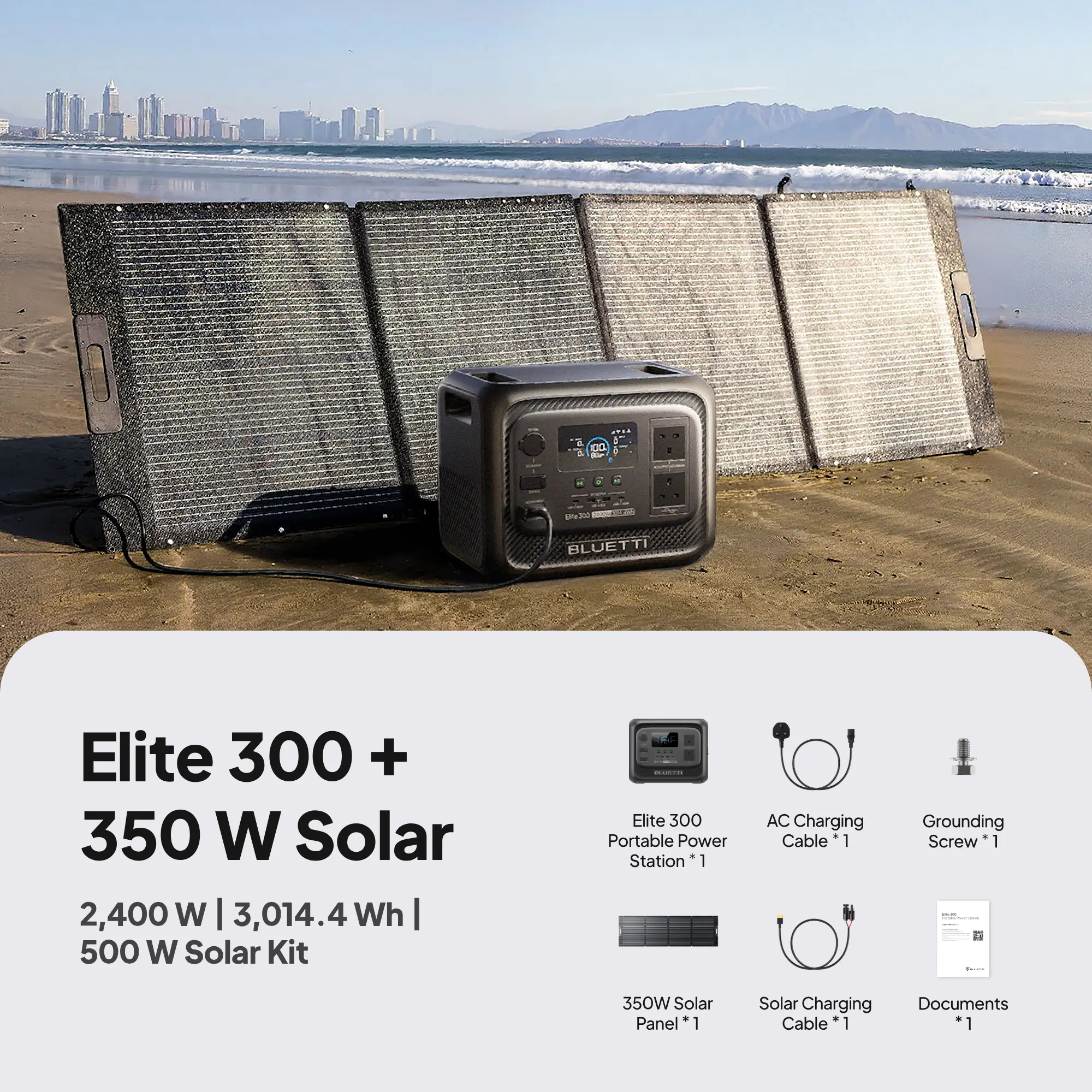 BLUETTI Elite 300 Portable Power Station | 2,400W 3,014.4Wh | UK Plug - Image 7