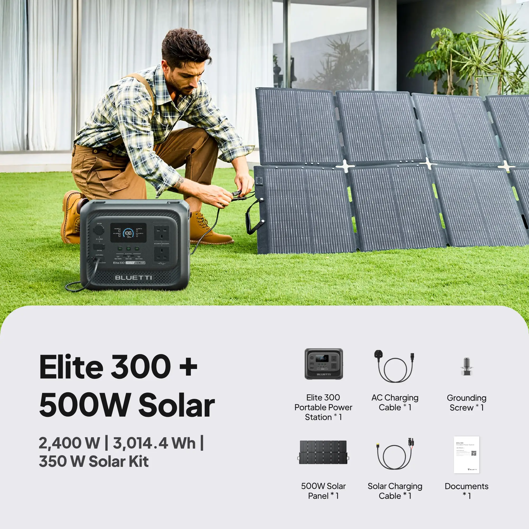 BLUETTI Elite 300 Portable Power Station | 2,400W 3,014.4Wh | UK Plug - Image 8