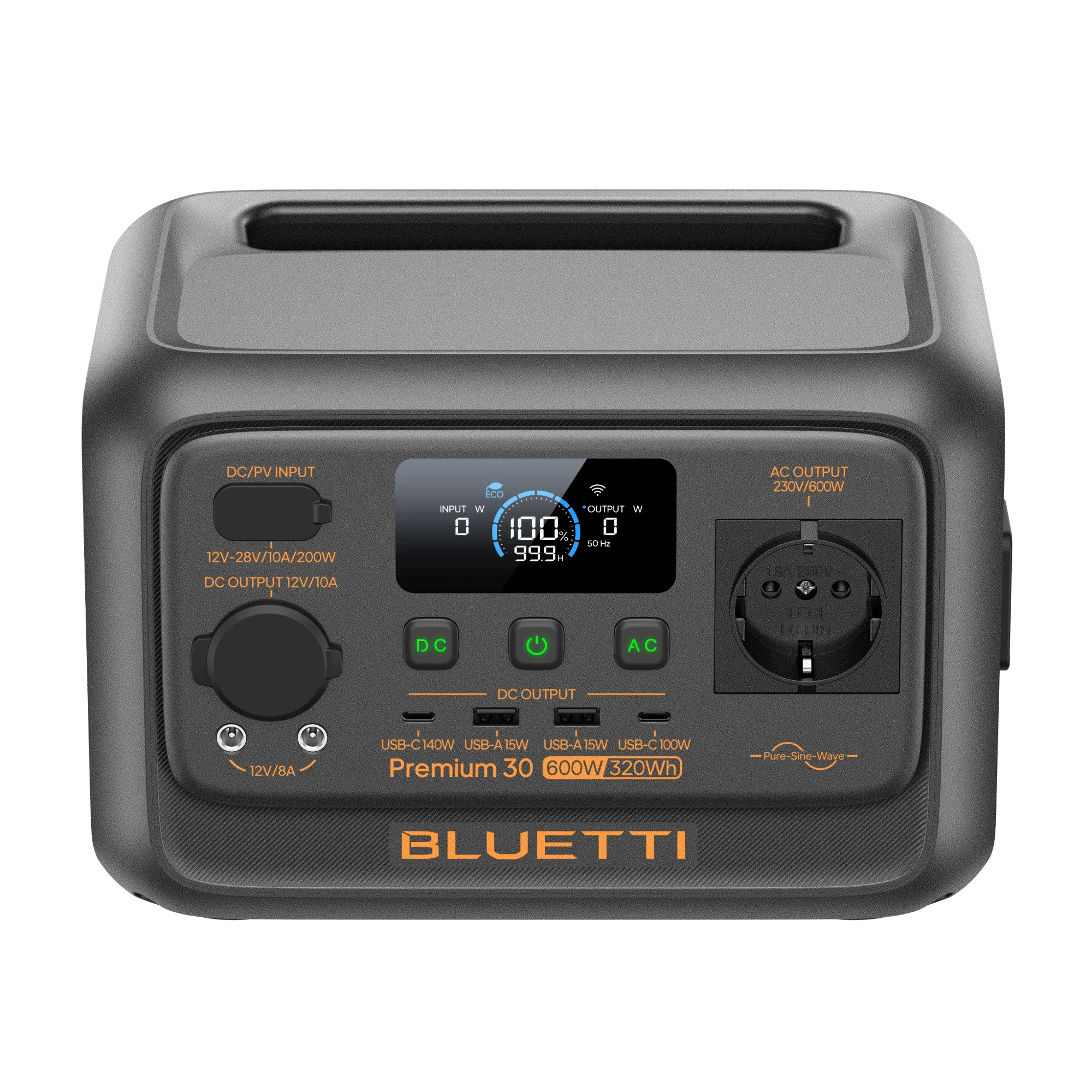 BLUETTI Premium 30 V2 Portable Power Station | 600W 320Wh - Image 2